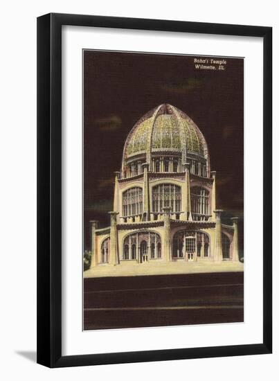 Baha'i Temple, Chicago, Illinois-null-Framed Art Print