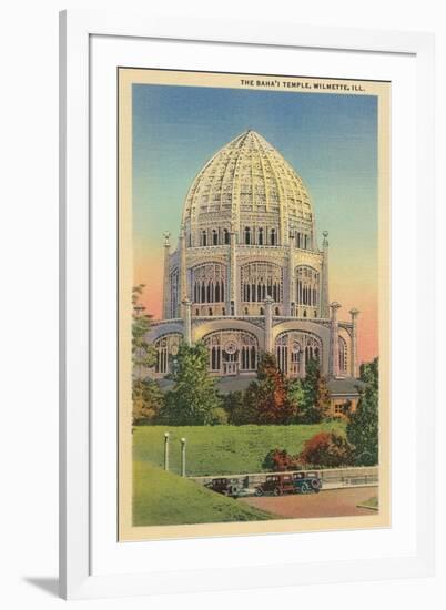 Baha'I Temple, Wilmette, Illinois-null-Framed Art Print