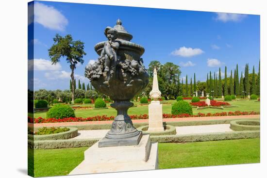 Bahai Gardens, Acre-RnDmS-Stretched Canvas