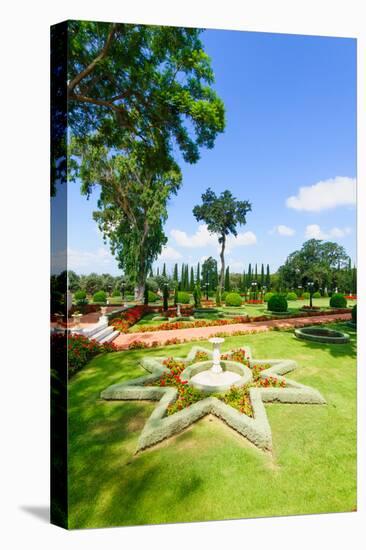 Bahai Gardens, Acre-RnDmS-Stretched Canvas