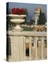 Bahai Gardens and Shrine, with Temple in the Background, Haifa, Israel, Middle East-Eitan Simanor-Stretched Canvas