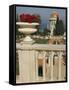 Bahai Gardens and Shrine, with Temple in the Background, Haifa, Israel, Middle East-Eitan Simanor-Framed Stretched Canvas