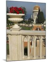 Bahai Gardens and Shrine, with Temple in the Background, Haifa, Israel, Middle East-Eitan Simanor-Mounted Photographic Print