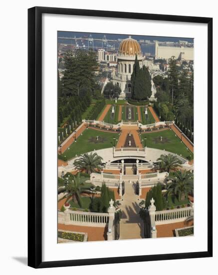 Bahai Shrine and Gardens, Haifa, Israel, Middle East-Eitan Simanor-Framed Photographic Print