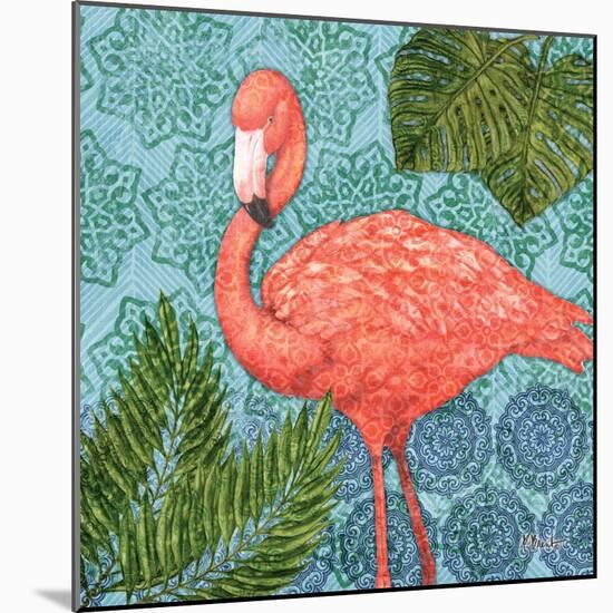 Bahama Flamingo II-Paul Brent-Mounted Art Print