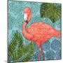 Bahama Flamingo II-Paul Brent-Mounted Art Print