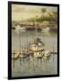 Bahama Harbor-Enrique Bolo-Framed Art Print