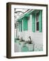 Bahamas, Eleuthera Island, Harbour Island, Dunmore Town, House Detail-Walter Bibikow-Framed Photographic Print