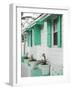 Bahamas, Eleuthera Island, Harbour Island, Dunmore Town, House Detail-Walter Bibikow-Framed Photographic Print
