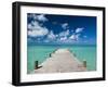 Bahamas, Eleuthera Island, Tarpum Bay, Town Pier-Walter Bibikow-Framed Photographic Print