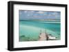 Bahamas, Exuma Island, Cays Land and Sea Park. Pier and Moored Boats-Don Paulson-Framed Photographic Print