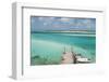 Bahamas, Exuma Island, Cays Land and Sea Park. Pier and Moored Boats-Don Paulson-Framed Photographic Print