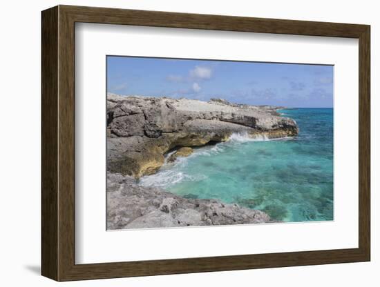 Bahamas, Exuma Island, Cays Land and Sea Park. Site of the Blow Hole-Don Paulson-Framed Photographic Print