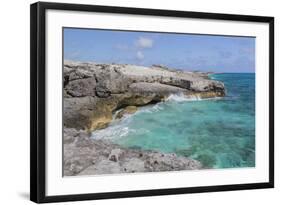 Bahamas, Exuma Island, Cays Land and Sea Park. Site of the Blow Hole-Don Paulson-Framed Photographic Print