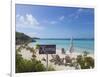 Bahamas, Exuma Island. Chairs on Beach-Don Paulson-Framed Photographic Print