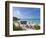 Bahamas, Exuma Island. Chairs on Beach-Don Paulson-Framed Photographic Print