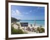 Bahamas, Exuma Island. Chairs on Beach-Don Paulson-Framed Photographic Print