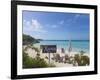 Bahamas, Exuma Island. Chairs on Beach-Don Paulson-Framed Photographic Print