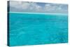 Bahamas, Exuma Island. Seascape of Aqua Ocean-Don Paulson-Stretched Canvas