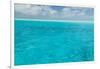 Bahamas, Exuma Island. Seascape of Aqua Ocean-Don Paulson-Framed Premium Photographic Print