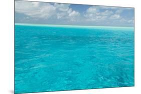 Bahamas, Exuma Island. Seascape of Aqua Ocean-Don Paulson-Mounted Premium Photographic Print