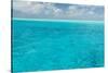 Bahamas, Exuma Island. Seascape of Aqua Ocean-Don Paulson-Stretched Canvas