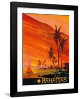 Bahamas - National Airlines-null-Framed Giclee Print
