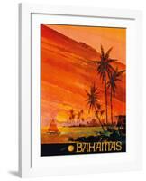 Bahamas - National Airlines-null-Framed Giclee Print