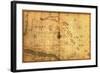 Bahamas - Panoramic Map-Lantern Press-Framed Art Print