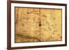 Bahamas - Panoramic Map-Lantern Press-Framed Art Print