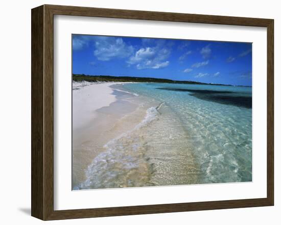 Bahamas. Pristine Beach-Kent Foster-Framed Premium Photographic Print