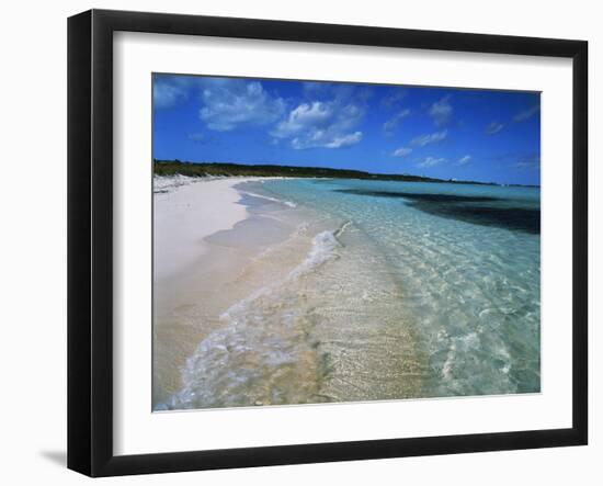 Bahamas. Pristine Beach-Kent Foster-Framed Premium Photographic Print