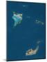 Bahamas Southern Islands, Satellite Image-null-Mounted Photographic Print