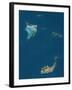 Bahamas Southern Islands, Satellite Image-null-Framed Photographic Print