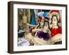 Bahamian Dolls at Straw Market, Nassau, Bahamas, Caribbean-Walter Bibikow-Framed Photographic Print