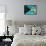 Bahamian Flag-bioraven-Framed Stretched Canvas displayed on a wall