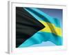 Bahamian Flag-bioraven-Framed Art Print