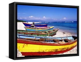 Baharona Fishing Village, Dominican Republic, Caribbean-Greg Johnston-Framed Stretched Canvas