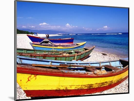 Baharona Fishing Village, Dominican Republic, Caribbean-Greg Johnston-Mounted Photographic Print