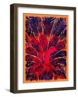 Bahaullah's Golden Peacock, 2016-Joy Lions-Framed Giclee Print