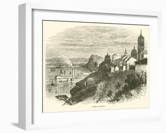 Bahia, Brazil, July 1862-null-Framed Giclee Print