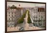 Bahnhofstrasse, Zurich. Postcard Sent in 1913-Swiss photographer-Framed Giclee Print