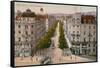 Bahnhofstrasse, Zurich. Postcard Sent in 1913-Swiss photographer-Framed Stretched Canvas