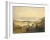 Bahr Assal Salt Lake, C.1841-Rupert Kirk-Framed Giclee Print