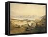 Bahr Assal Salt Lake, C.1841-Rupert Kirk-Framed Stretched Canvas