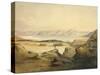 Bahr Assal Salt Lake, C.1841-Rupert Kirk-Stretched Canvas