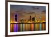 Bahrain Highrises Reflections-null-Framed Premium Giclee Print