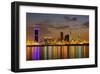 Bahrain Highrises Reflections-null-Framed Art Print