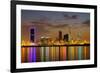 Bahrain Highrises Reflections-null-Framed Art Print