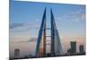 Bahrain, Manama, Bahrain Bay, Bahrain World Trade Center and City Skyline-Jane Sweeney-Mounted Photographic Print